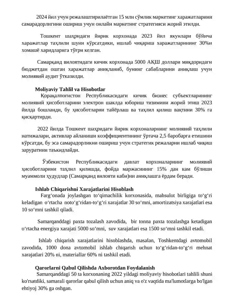 Menejment Buxgalteriya Hisobi Funktsiyalari 3
