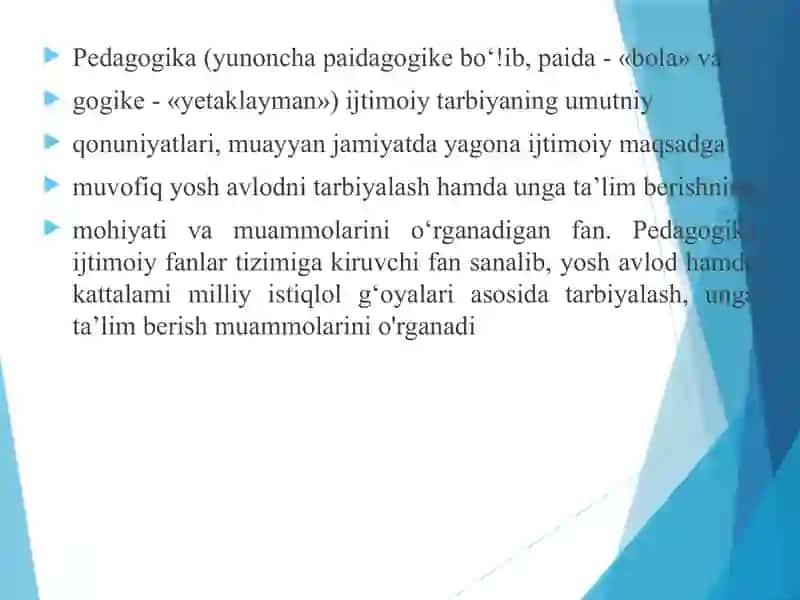 Pedagogika fanini maqsad vazifalari va ilmiy tadqiqot metodlari 3