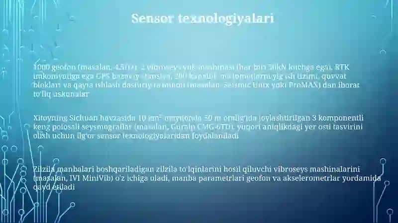 Mukammal seysmik rayonlashtirish asbob uskunalari 3