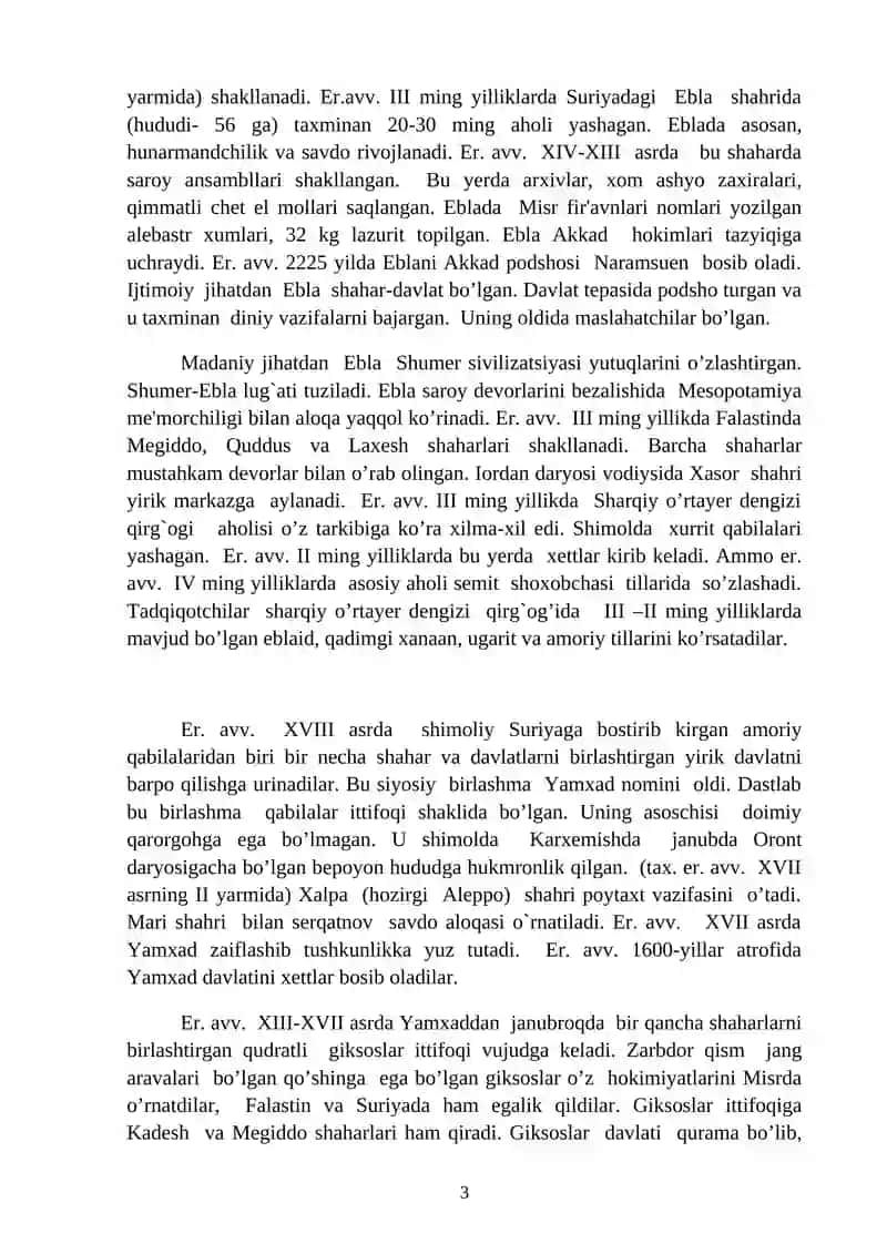 Qadimgi Sharqiy O'rta yer dengizi davlatlari 3