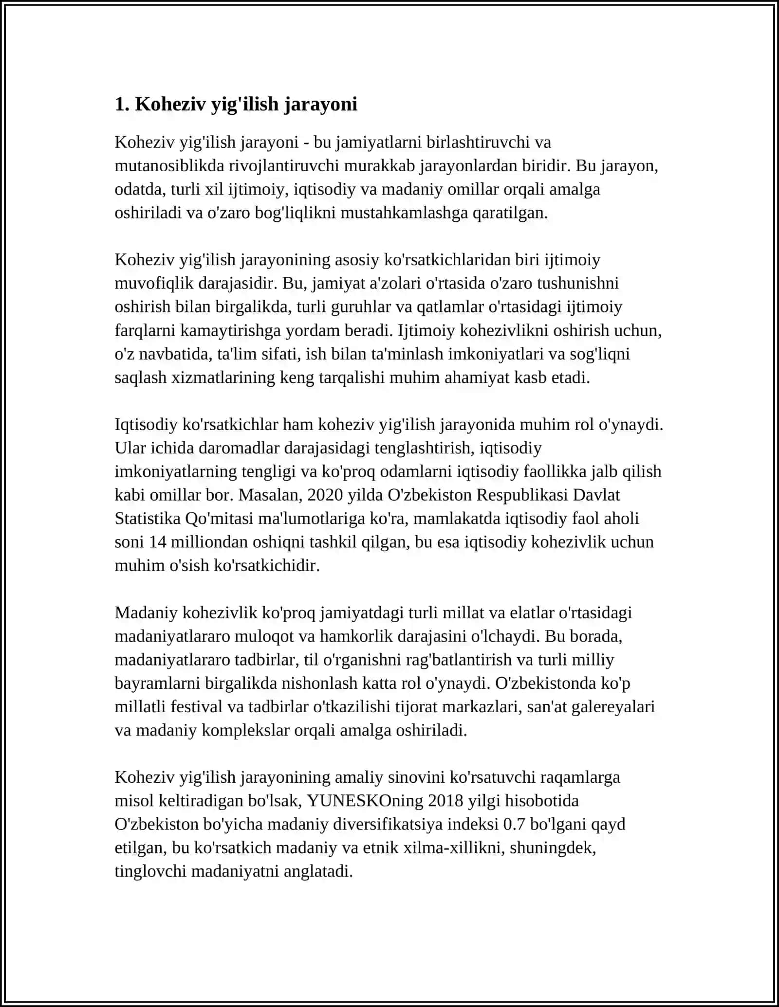 COHESION 3