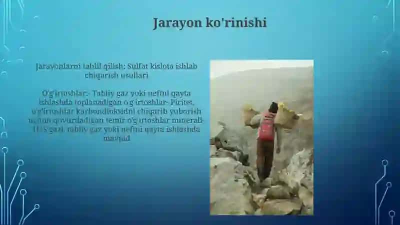 Sulfat Kislota Tayyorlash Usullari 3