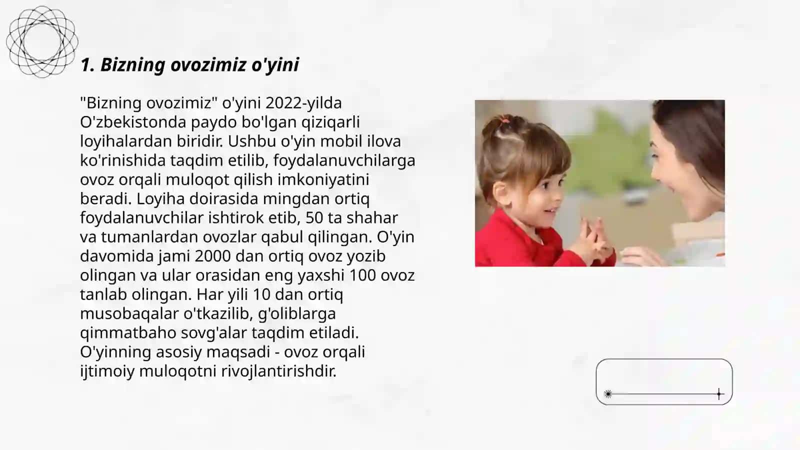 Maktabgacha yoshdagi fonetik-fonematik kamchiligiga ega bo’lgan bolalarni oilada tarbiyalash rivojlantiruvchi o’yinlar 3