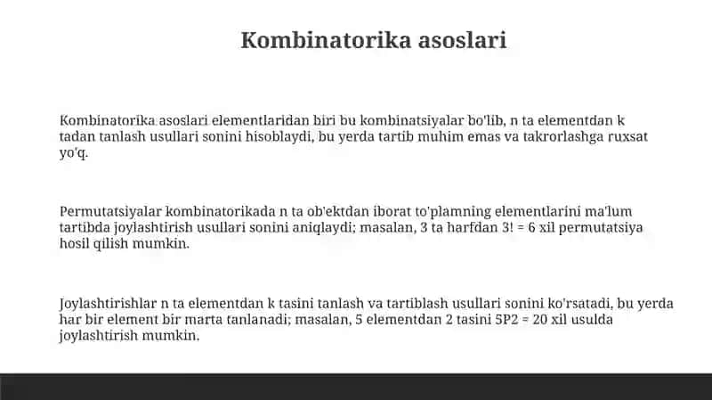 Kombinatorika elementlari 3