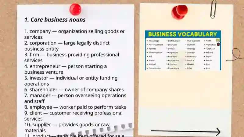 Introduction Business English Vocabulary 3