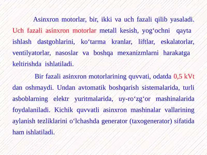Asinxron mashinalar 3