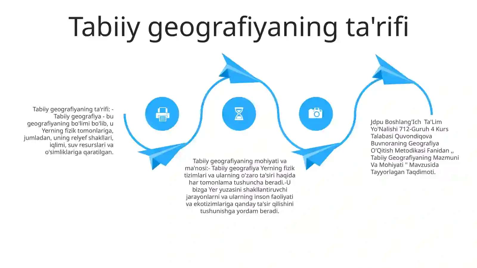Jdpu Boshlang'Ich Ta'Lim Yo'Nalishi 712-Guruh 4 Kurs Talabasi Quvondiqova Buvnoraning Geografiya O'Qitish Metodikasi Fanidan 3