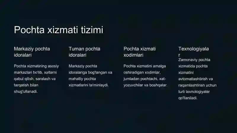 Pochta xizmati 3