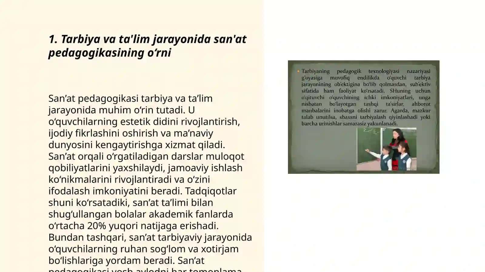 Tarbiyaviy ishlarda art pedagogikadan foydalashning nazariy asoslari 3