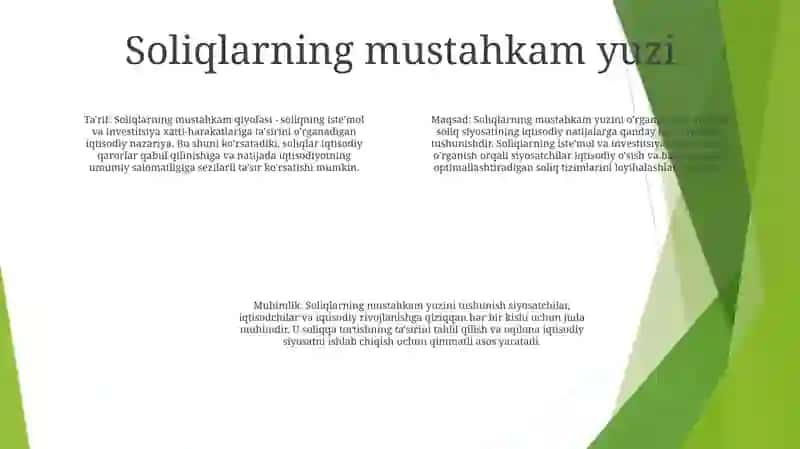 Soliqlarning Iqtisodiy Mohiyati Va Solid Yuzini 3