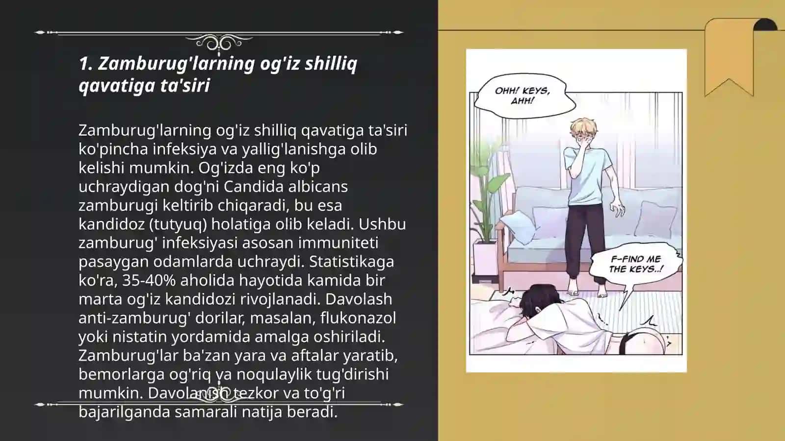 Zamburug' kasalliklarida og'iz shilliq qavatining shikastlanishi 3