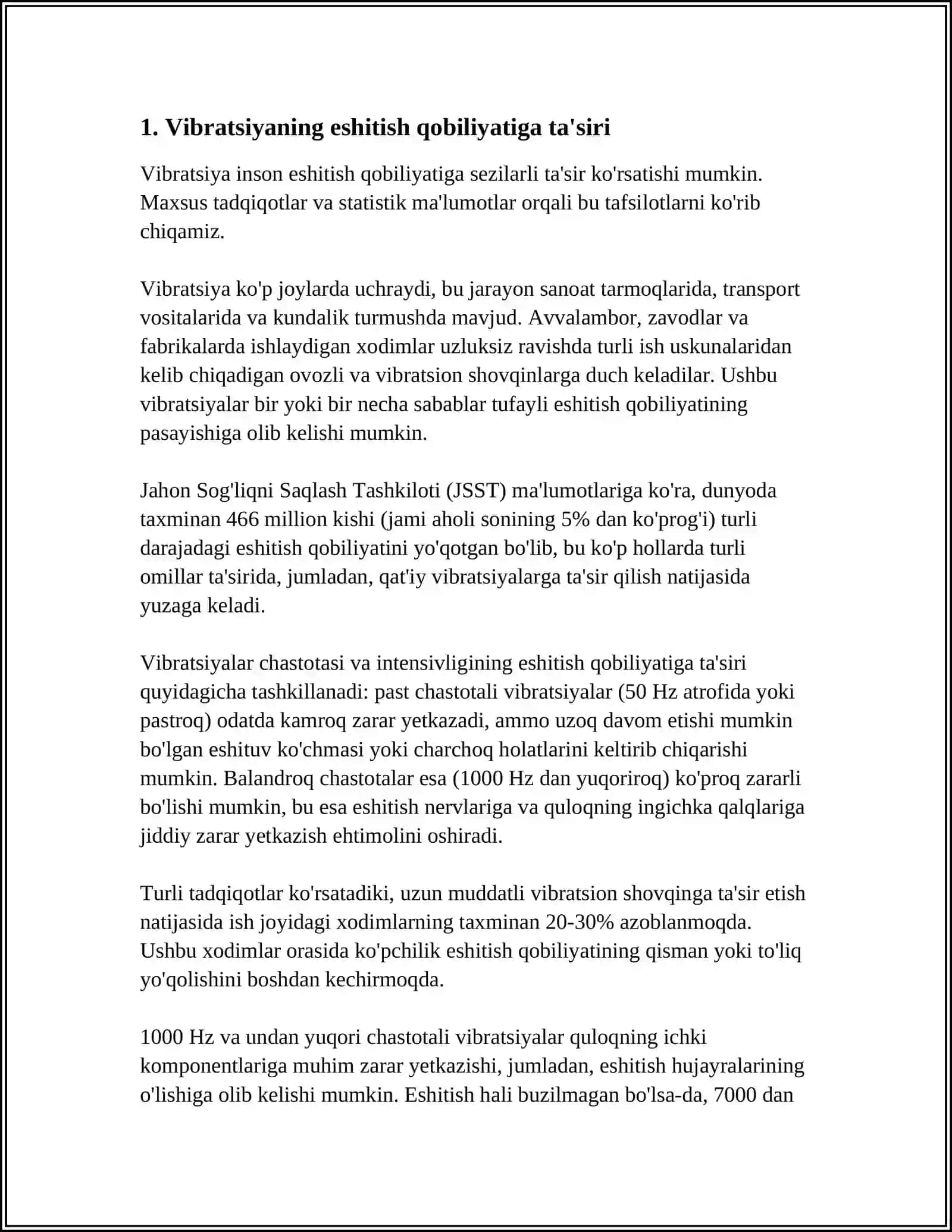 VIBRATSIYANING ESHITISH VA MUVOZANAT ORGANLARIGA TASIRI 3