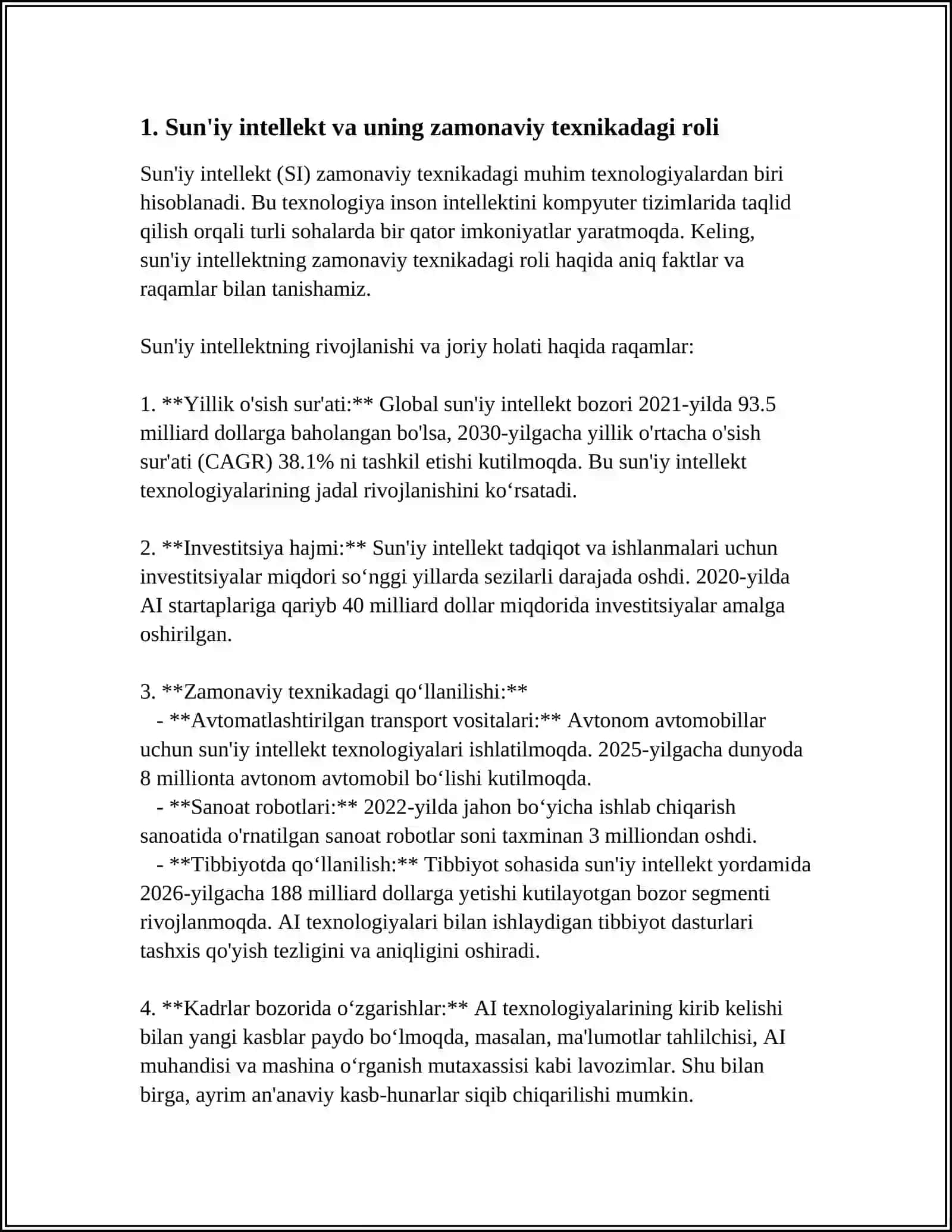 MUSTAQIL ISH Mavzu: ZAMONAVIY TEXNIKA QURILMALAR TAHLILI 3