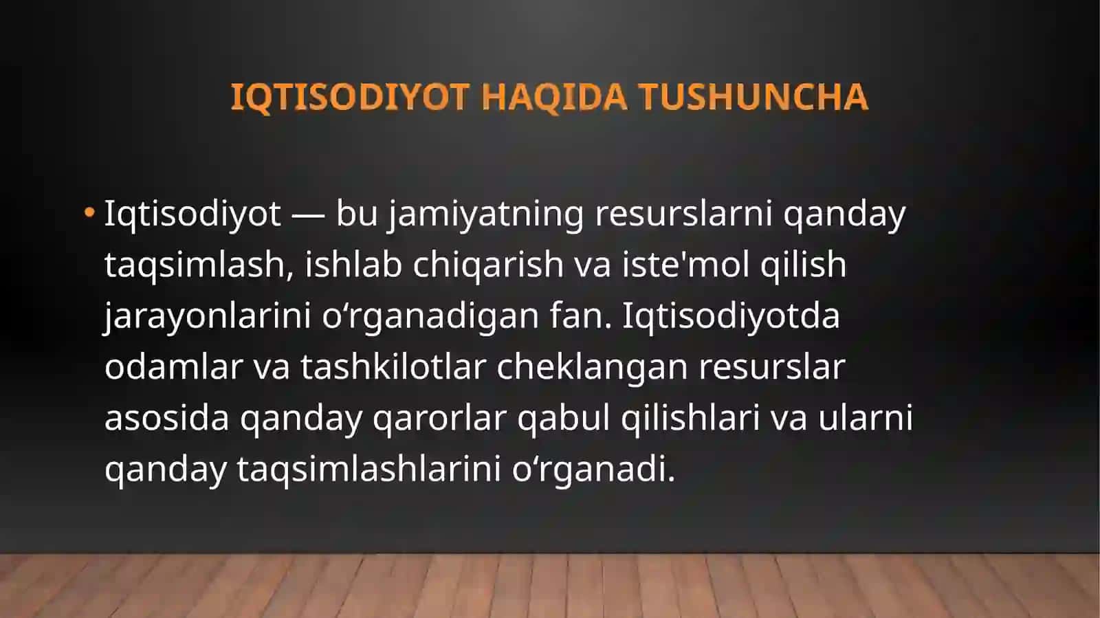 Iqtisodiyot va biznes 3