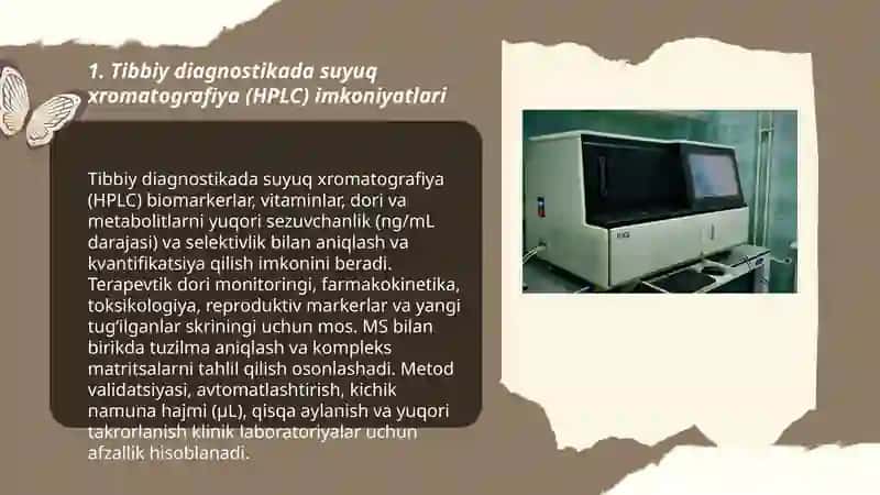 Xromatografiyaning tibbiy izlanishlardagi imkoniyatlari 3