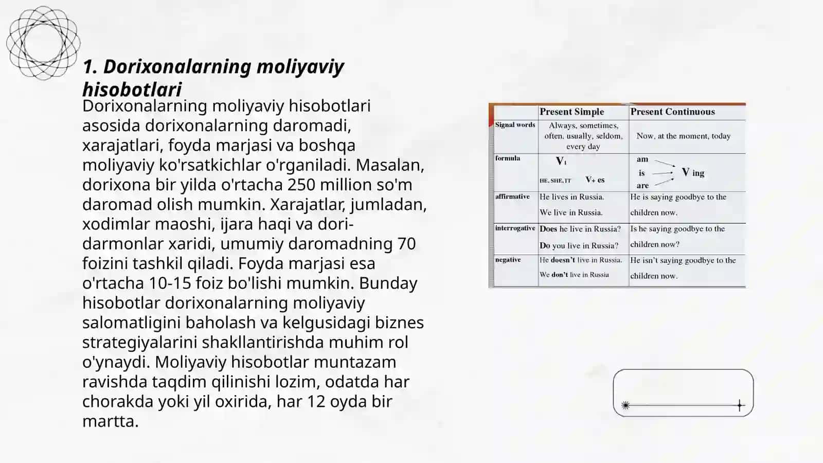 Dorixonalarning iqtisodiy koʻrsatkichlarini rejalashtirish 3