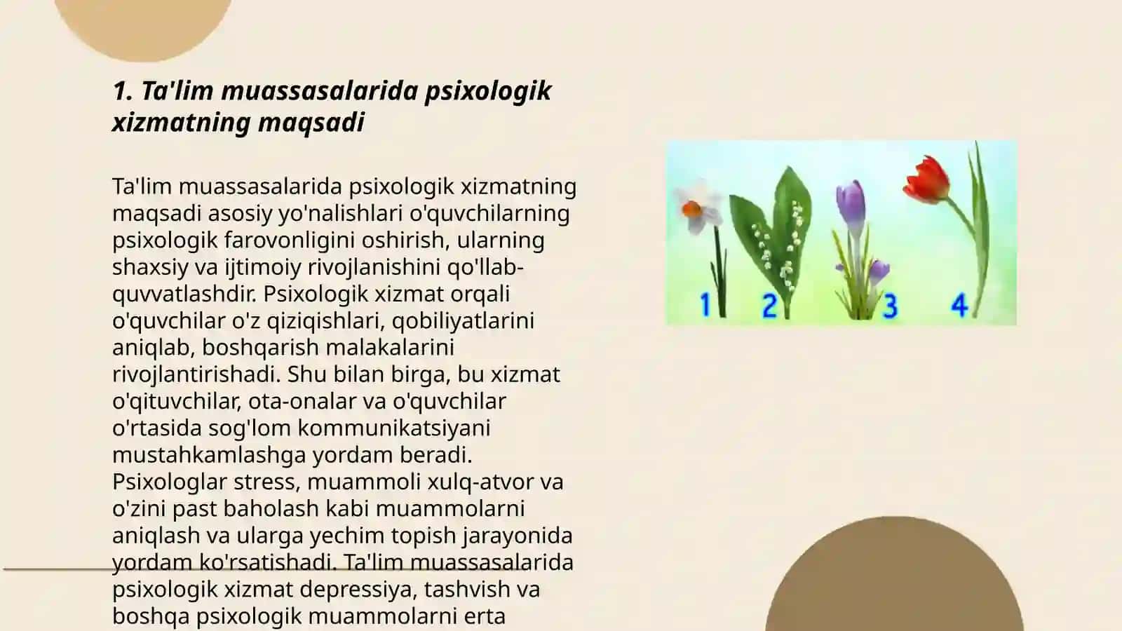 Ta'lim muassasalarida psixologik xizmat kursi 3