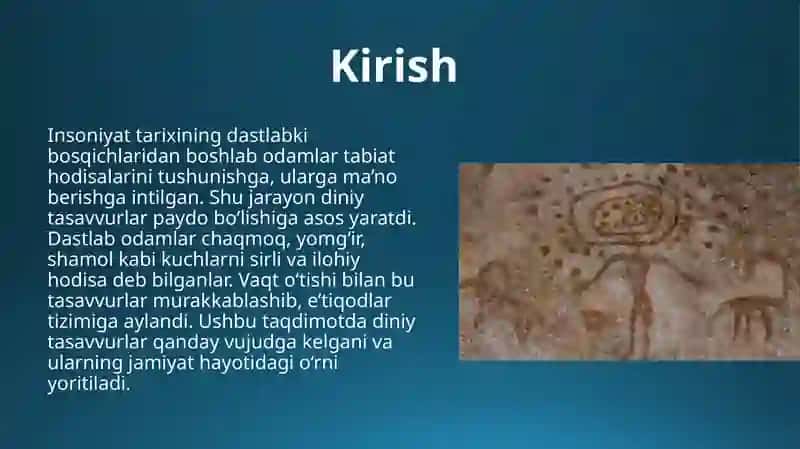 Diniy tasavvurlarning vujudga kelishi 3