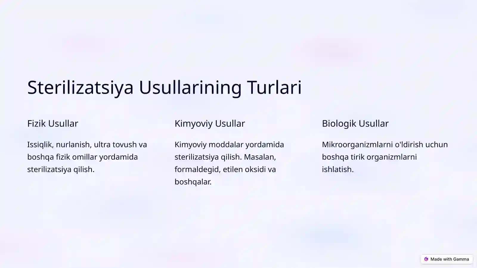 Stomatologik Asbob-Uskunalarni Sterilizatsiya Qilish 3