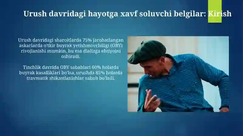 O‘tkir buyrak yetishmovchiligi: sabablari va mexanizmlari 3