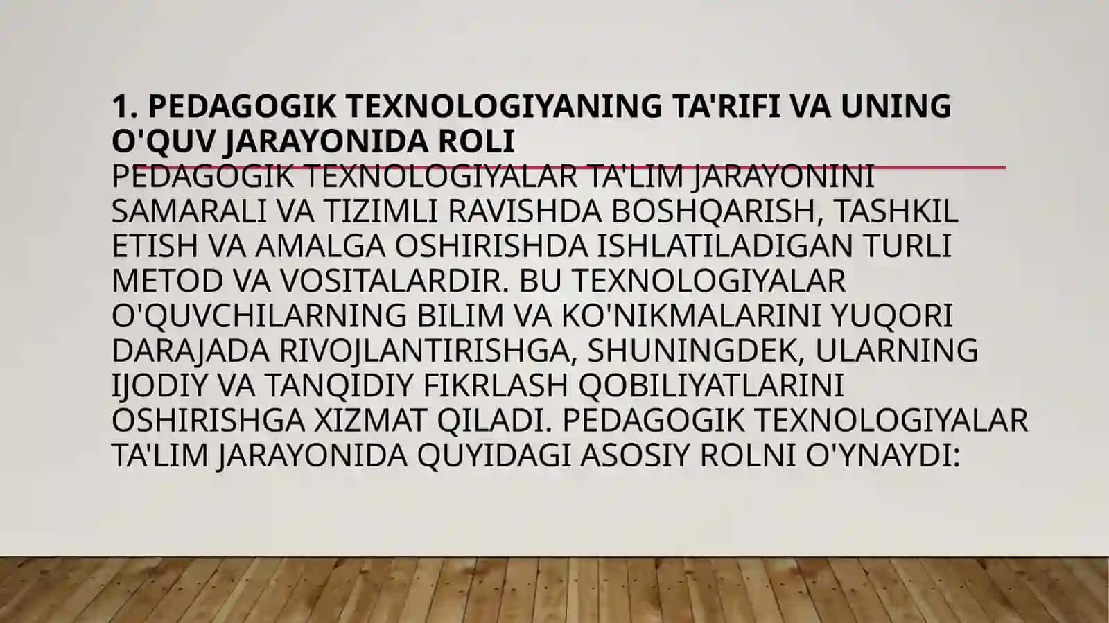 O’quvjarayonnitashkiletishvasamaraliboshqarishdapedagogiktexnologiyaningahamiyati 3