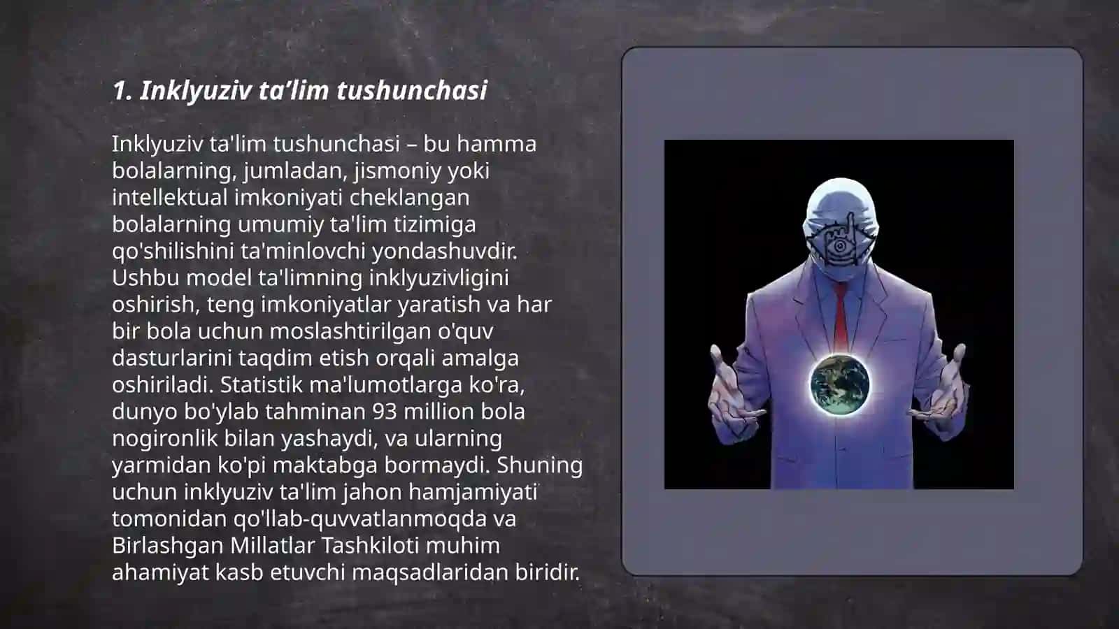 Inklyuziv taʼlim-dunyoqarash va taʼlimiy konsepsiya sifatida 3