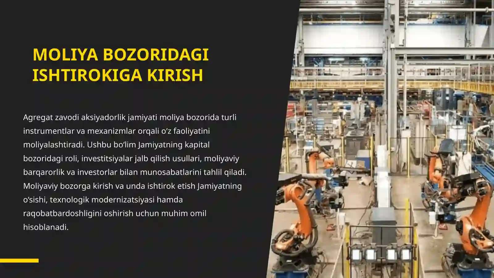 "Agregat zavodi" aksiyadorlik jamiyati. taqdimot 3