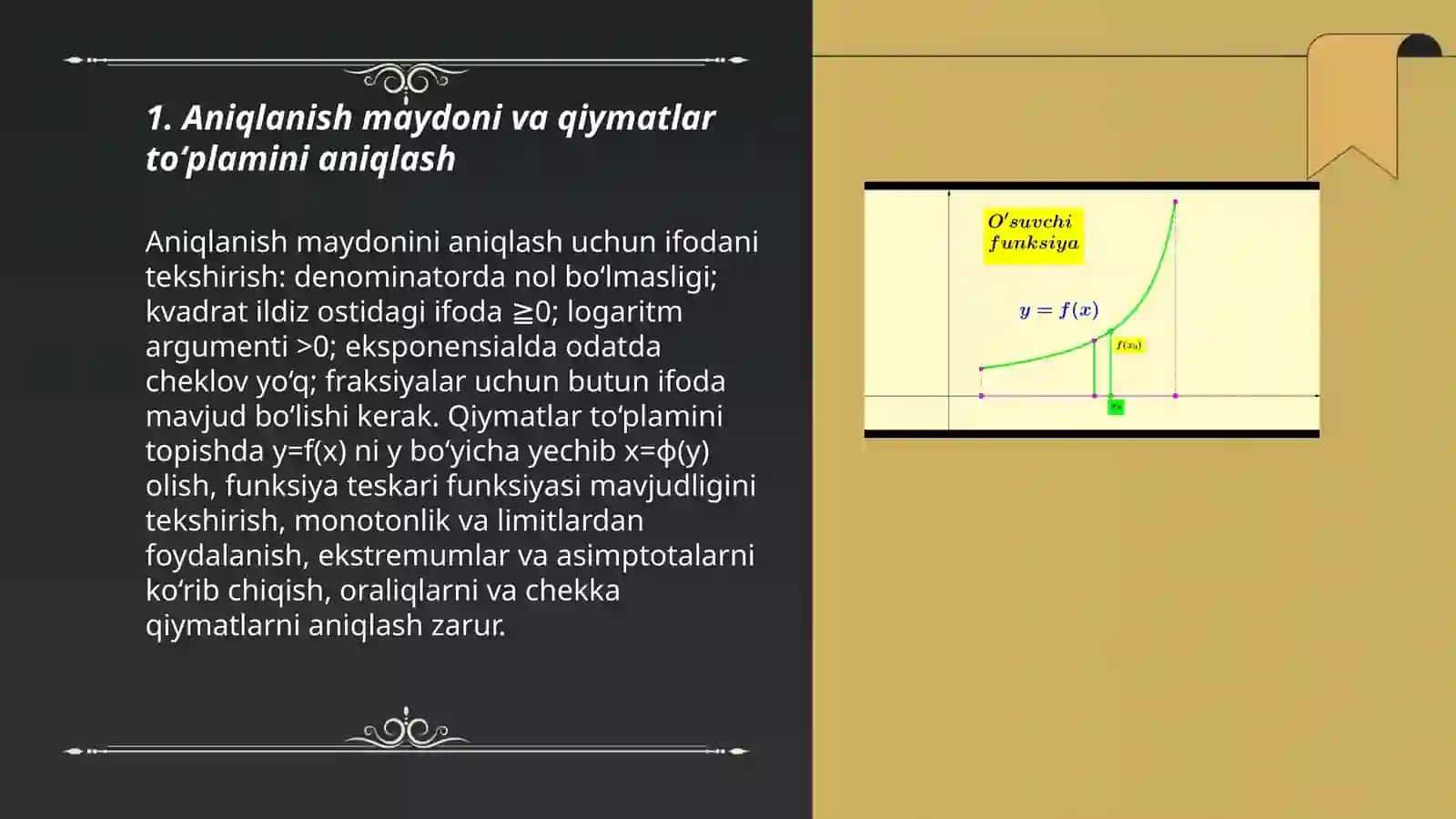 Funksiyani to'la tekshirish 3