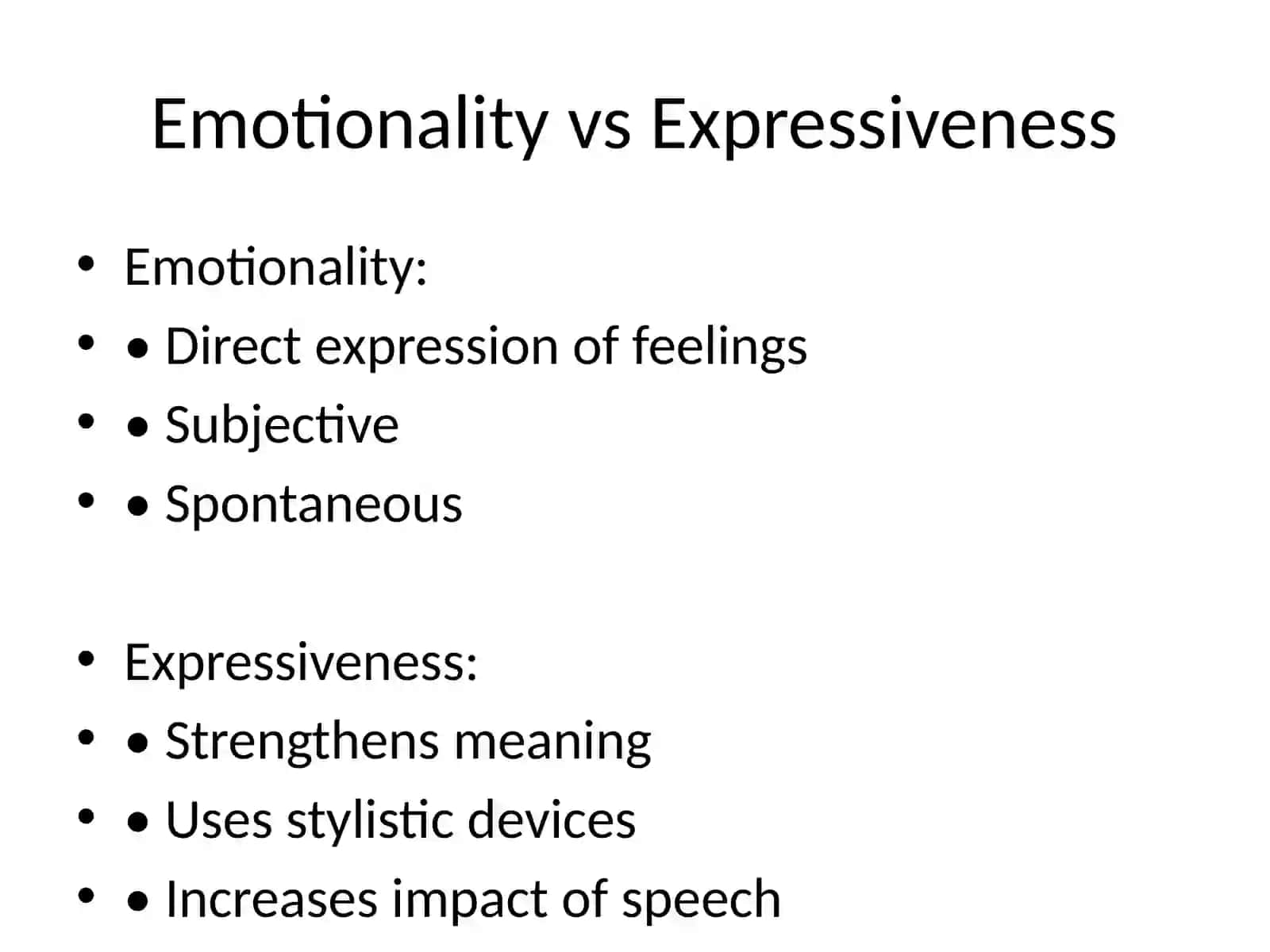 Emotionality as a Stylistic Category 3