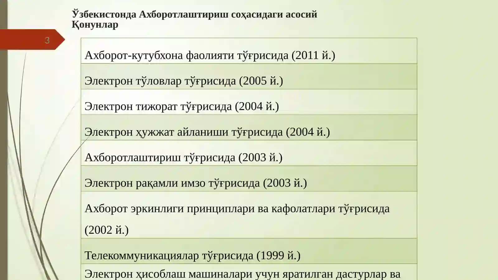 Ахборот технологиялар фанининг предмети ва вазифалари 3