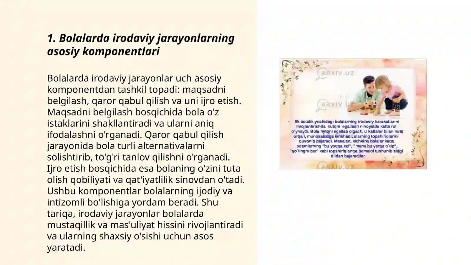 Bolalarda irodaviy jarayonlarning rivojanishi 3