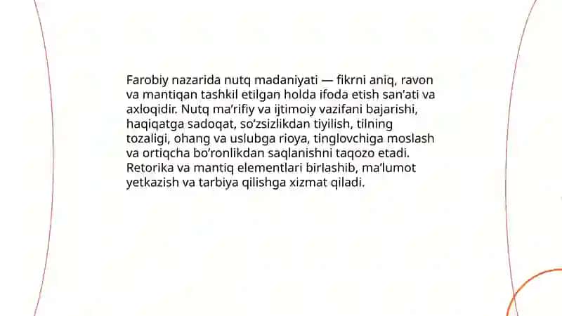 Abu Nasr Farobiyning nutq madaniyatiga oid qarashlari 3
