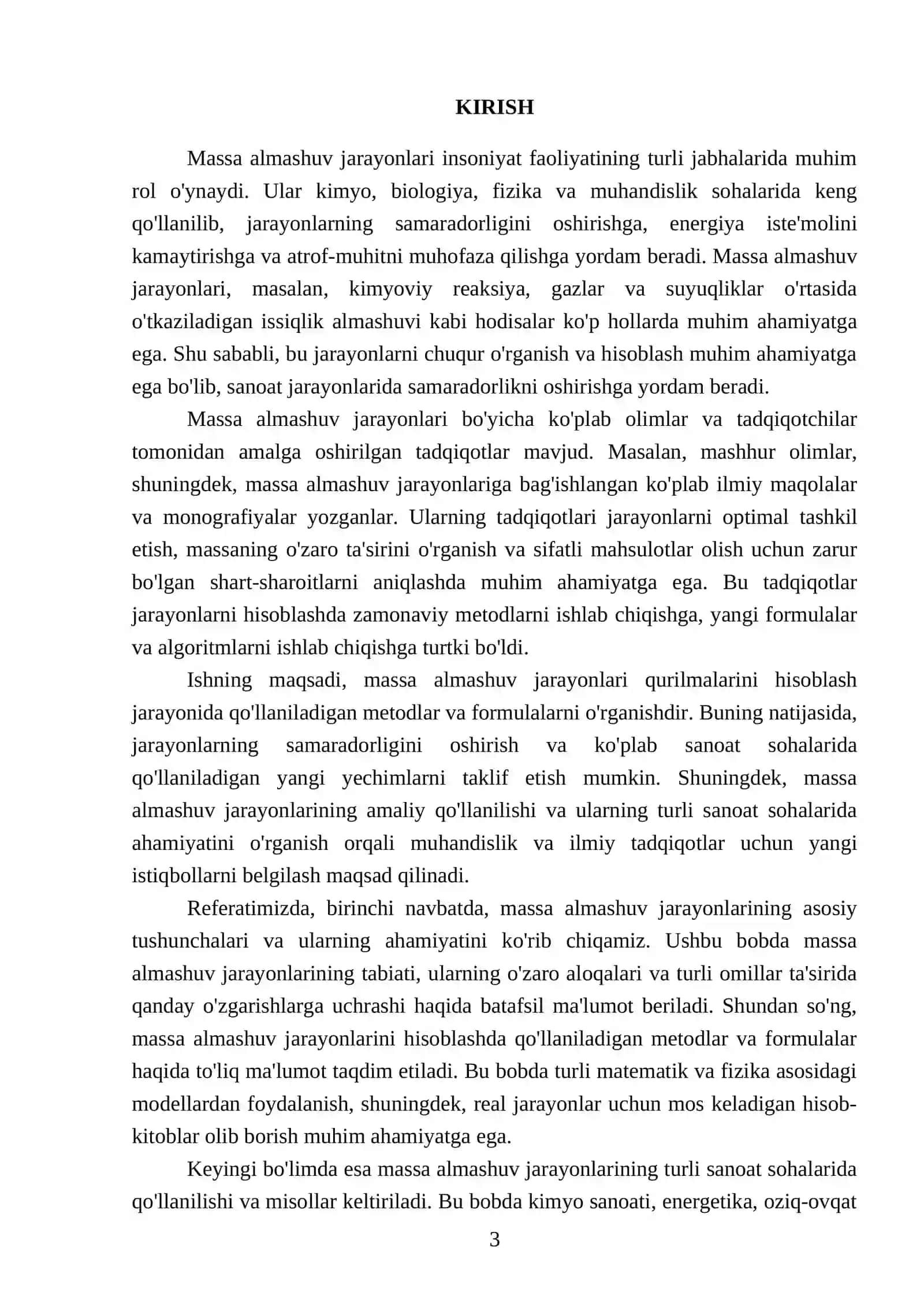 Massa almashuv jarayonlari qurilmalarini hisoblash 3