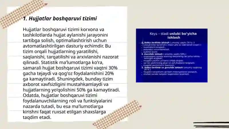 Hujjatlarni tizimlashtirish 3