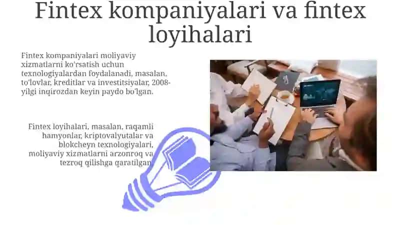 Fintech kompaniyalari va fintech loyihalari 3