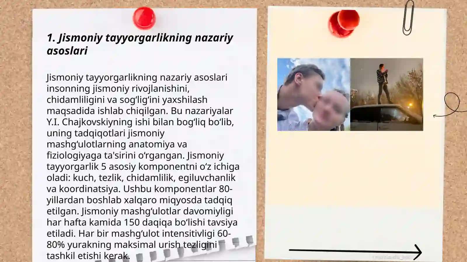 Talabaning jismoniy tayyorgarligini aniqlash 3