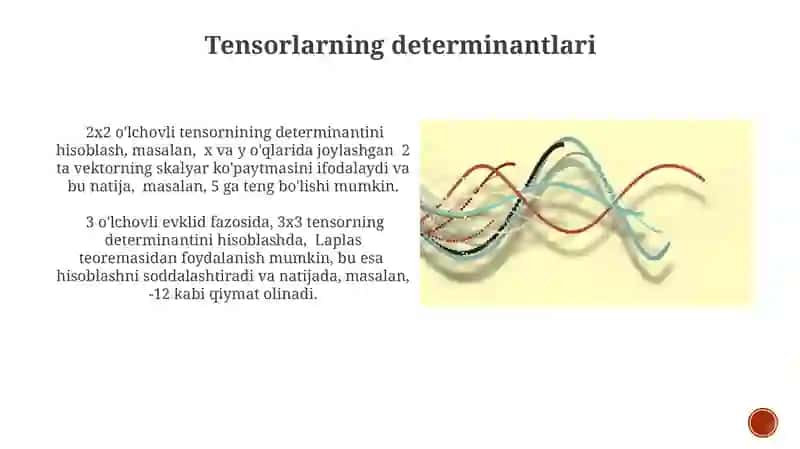Vektor va tenzor analiz elementlari 3