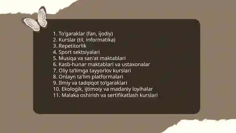 Maktabdan tashqari ta'lim 3