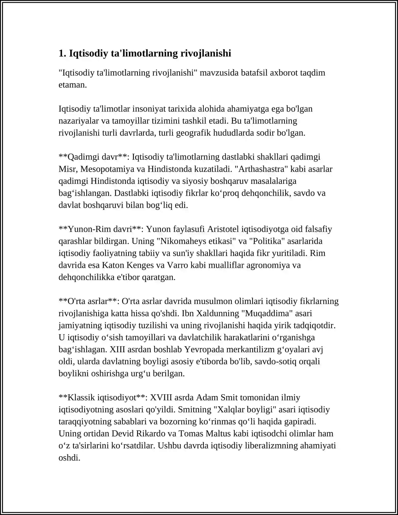 IQTISODIY TALIMOTLAR TARIXI FANINING PREDMETI BA BILISH USULLARI 3