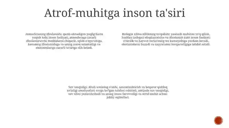 Tabiat Inson Va Koinot Ekologiyasi 3