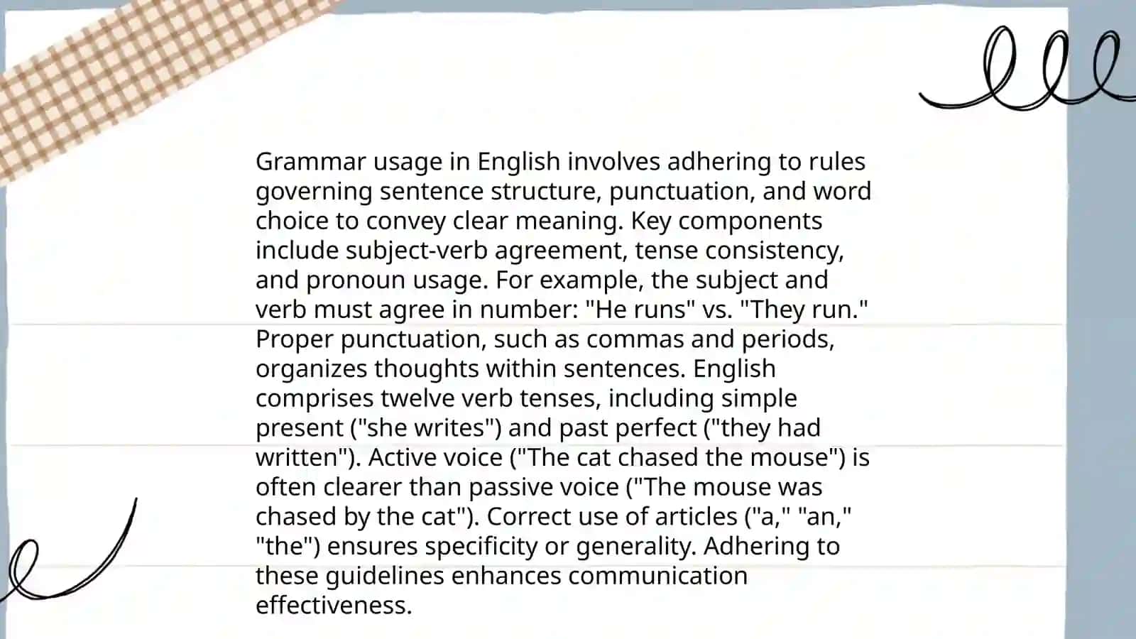 Grammar Usage 3