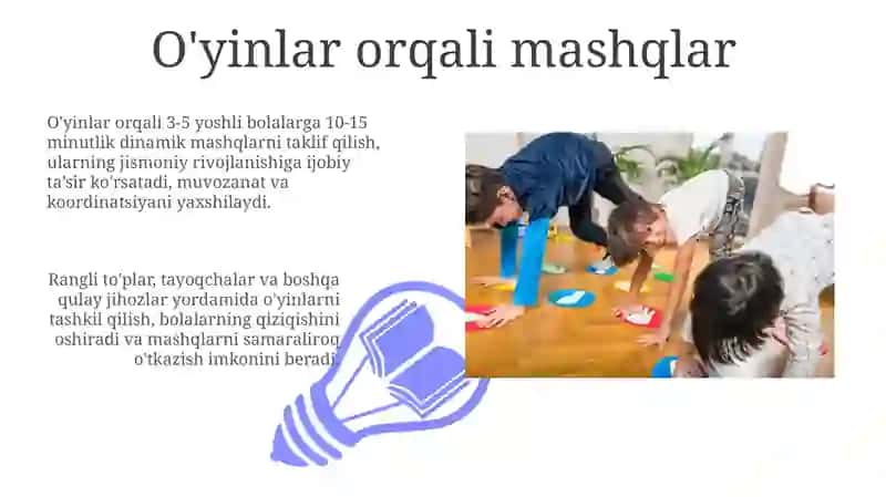 Maktabgacha yoshdagi bolalarni sport mashqlariga oʻrgatish 3