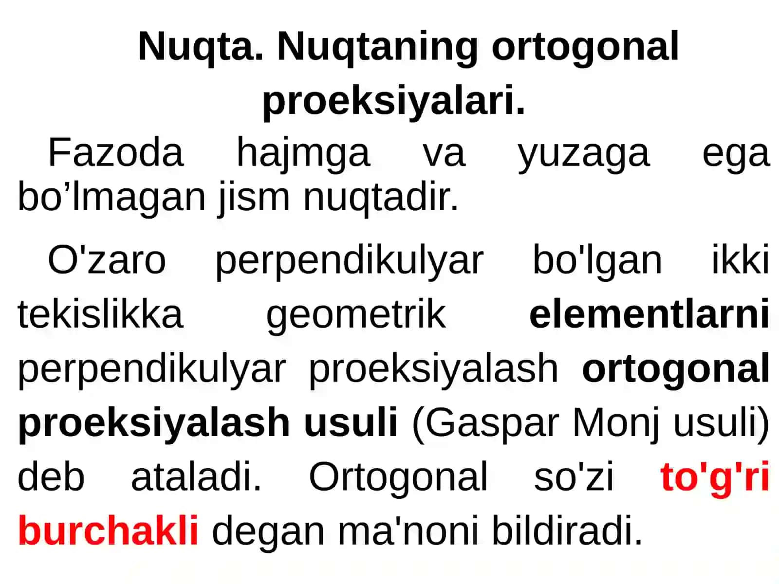 MUHANDISLIK VA KOMPYUTERGRAFIKASI» FANI 3