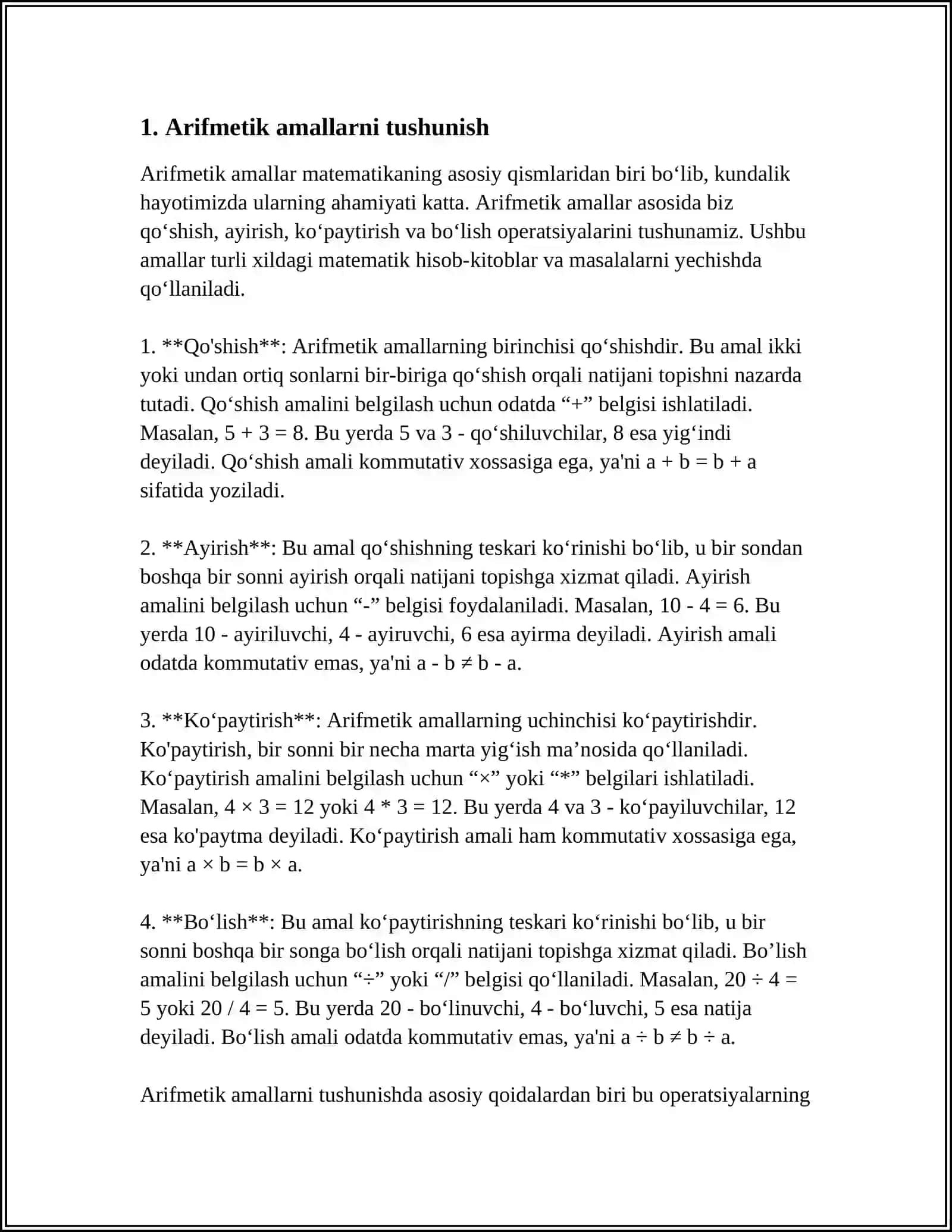 MTTDA ELEMENTAR MATEMATIK TASAVVURLARNI RIVOJLANTIRISH 3