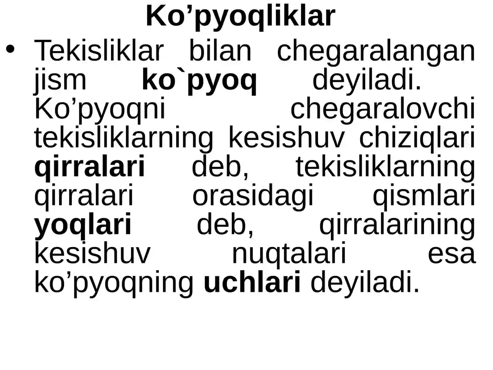 Ko'pyoqliklar 3