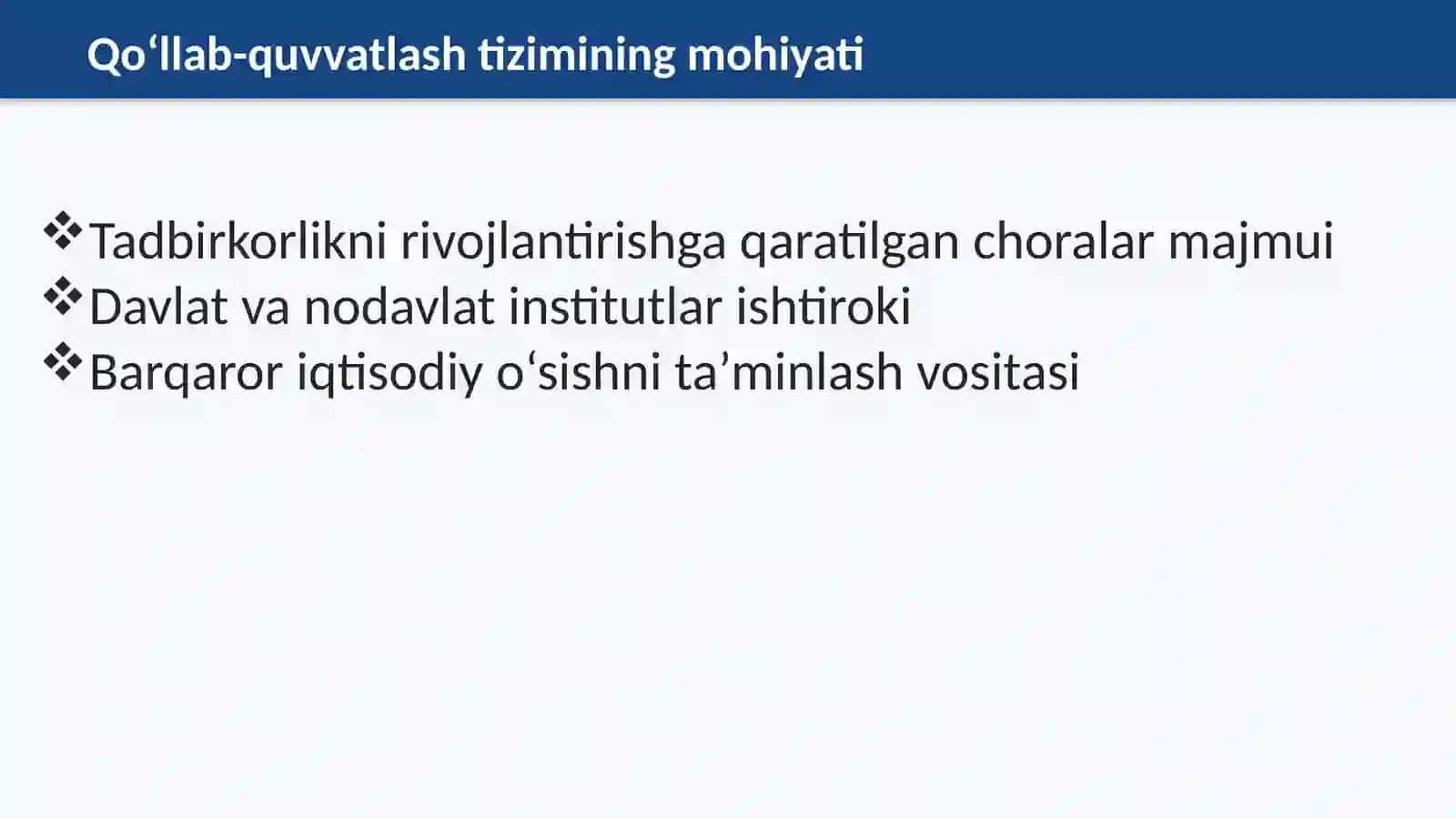 O‘ZBEKISTON DAVLATI DAVLAT BAJARILARINI TA'TMINLASH TIZIMI 3