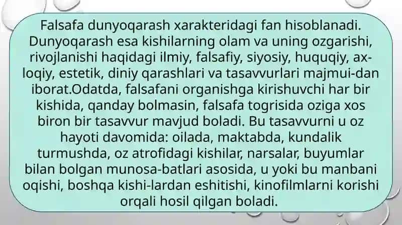 Insonning ma'naviy-kamolotida falsafiy dunyoqarashning roli 3