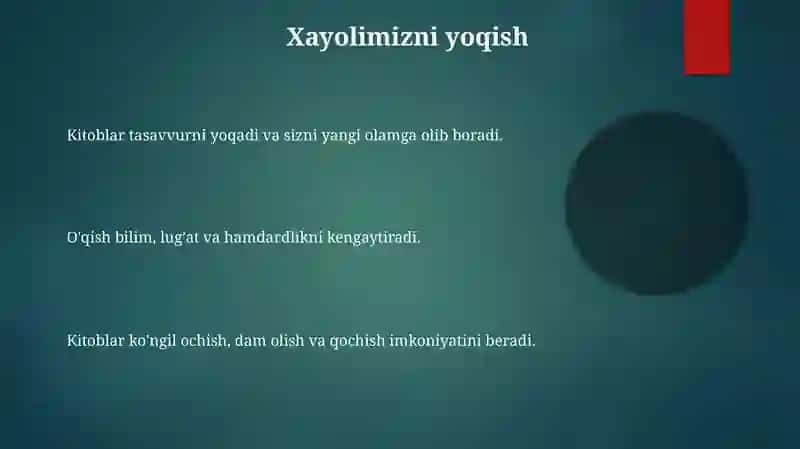 O'qish quvonchi 3
