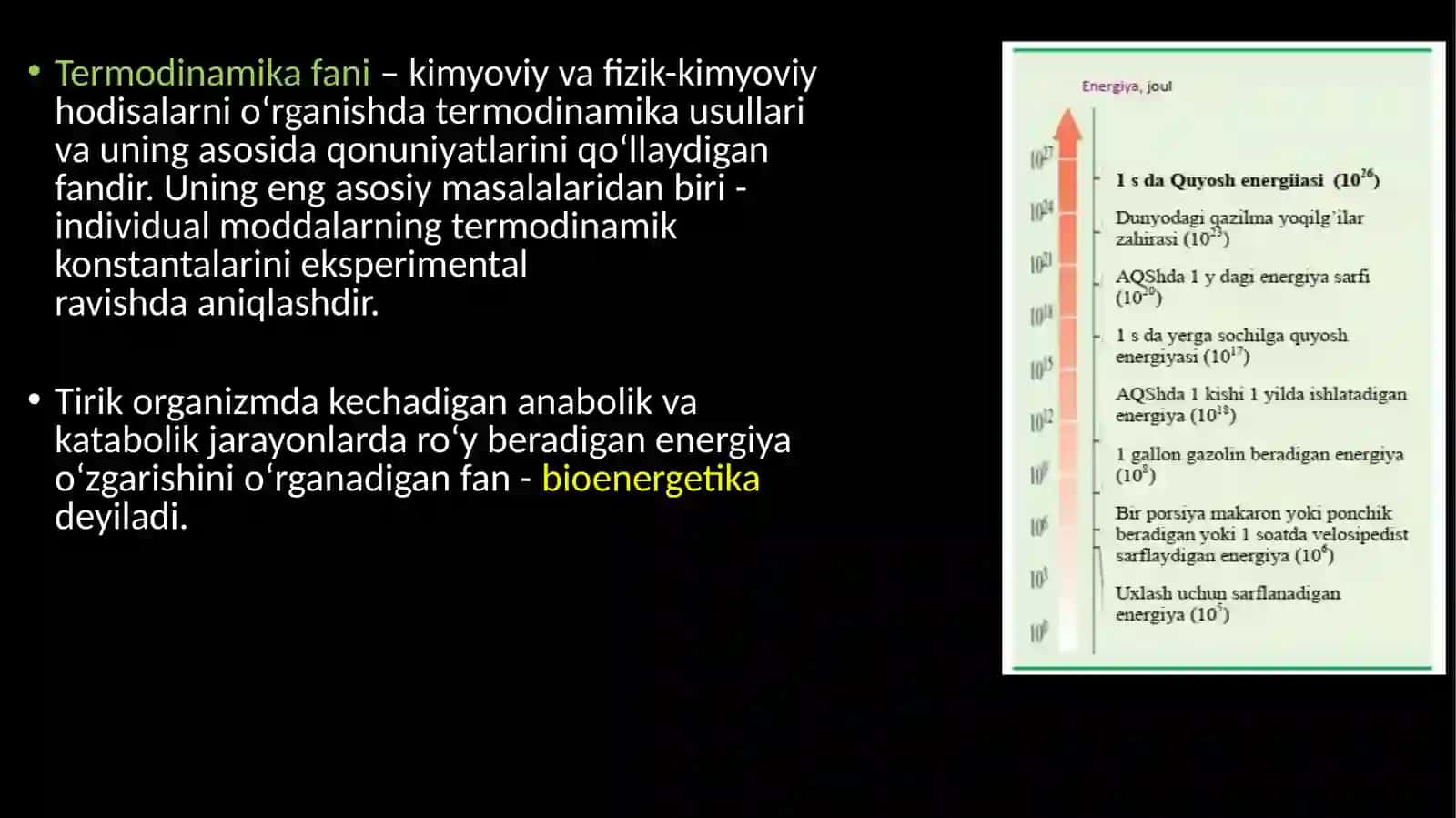 Kimyoviy termodinamika. Biologik suyuqliklarning elektro'tkazuvchanligi. Redoks sistemalar. Organizmdagi redoks potensial. Energiya va modda almashinuvining o'zarobog'liqligi 3