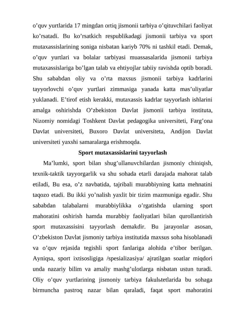 Jismoniy Tarbiya va Sport Faollari Jamoatchi Harakatlari 3